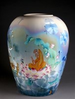 藏品(說法圖結晶釉甕)的圖片